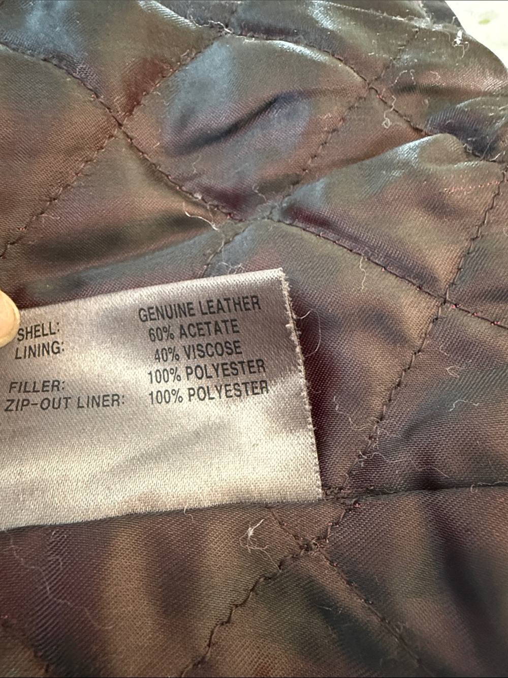 Leather collared jacket - Picture 5 of 5